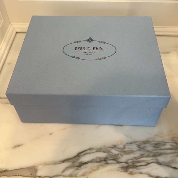 NIB Prada Crystal Embellished Satin Sandals - Picture 8 of 8